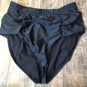 Black high waisted bikini bottoms!!